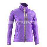 Women Army Green Pink Microfiber Varsity Plain Fleece Jacket Without Hood, Premium Dropship Name Brand Fashion High End Clothing thumbnail-3