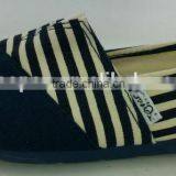 Pretty and Fashion Black/beige Ladies' Canvas Casual Shoes thumbnail-1