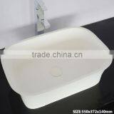 High Quality Solid Surface Art Basin Resin Wash Basin, Stone Resin Wash Basin, Wall Hung Wash Basin thumbnail-1