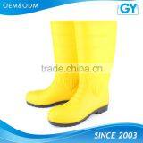 Factory best price good quality pvc steel toe safety boot