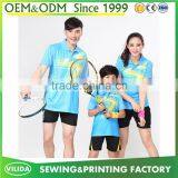 Custom High Qulity Badminton Sport Tracksuit Family Badminton Uniform thumbnail-2