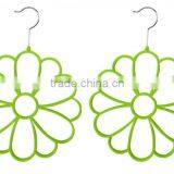 Hight Quality Green Color Velvet Flower Scarf Hanger thumbnail-1