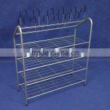 2016 New 16 Pairs Shoe Rack 4 Tier Shelf Organizer Space Saving Shoe Racks thumbnail-4