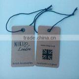 Kraft Hang Tags With Eyelets UV Handling Logo Printing thumbnail-6