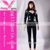 Newest Style Women's Sexy Leather One Piece Costume thumbnail-1