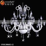 Led Bathroom Ceiling Light Czech Crystal Chandeliers Lamparas de Techo OMG88602-12W