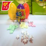 2013 hot new plastic egg candy toys for christmas and easter