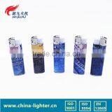 Jeans Wrap Paper Electronic Gas Lighter/refilled r Disposable Cigratte Plastic Lighter thumbnail-1