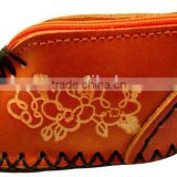 wholesales genuine leather coin purse/ wallet handmade leather coin purse customized leather coin purse