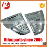 Car door adornment accessories Electroplating cover plate for 2016 toyota hilux revo