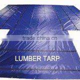Light Weight Lumber Tarp w/ 8' Drops, 3 Rows of D-Rings & Grommets.