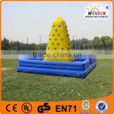 Customized CE PVC inflatable climbing wall outdoor playground