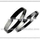 Unisex IP black stainless steel bangle jewelry