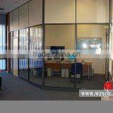 toughened glass partition