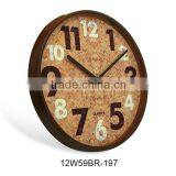 Customizable Design Home Art Craft Wooden Painting Wall Clock thumbnail-2
