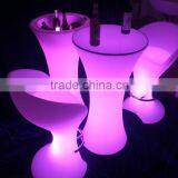 Bar and garden and outdoor use Wholesale Illuminated Square or Round CocktailTable