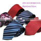 Custom Woven Silk Ties Digital Printed Ties Silk