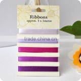 Polyester Ribbon, Satin Ribbon , Ribbon Sets, Scrapbooking Ribbon, Ribbon for Bowing thumbnail-1