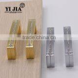 C-shaped Chrome Lever Cabinet Door Pull Handles With Plate thumbnail-5