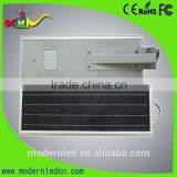 Solar Led Light All in One Solar Led Street Light18w 1800lm With IR Sensor and Light Contorller thumbnail-1