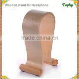 Wooden Headphone Display Stand For Headset Holder, High Quality Headset Display Holder Stand Wooden Headphone Stand thumbnail-4