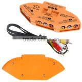 3-Port A/V RCA VIDEO GAME SELECTOR SWITCH for PS2 XBox