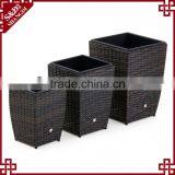 Set of 3 Rattan Garden Pot for Sale Plant Pot Cheap Plant Pot thumbnail-1