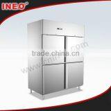 Restaurant Kitchen Stainless Steel 2 Door Freezer/Commercial Side By Side Refrigerator Freezer/Commercial Deep Freezer thumbnail-1