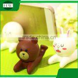 Mini Silicone Portable Cartoon Desktop Table Cell Mobile Phone Bracket Stand Support Holder thumbnail-2