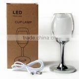 Wine Glasses Rechargeable LED Cup Night Light 1.5w/ USB Charging Cord,7 Color Changing Base,Energy-saving 8-Level thumbnail-6