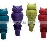 Owl Silicone Bottle Stoppers,Wine Stopper Saver,Glass Bottle Cork thumbnail-2