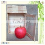 House Shaped Clear Window Wood Key Storage Box thumbnail-2