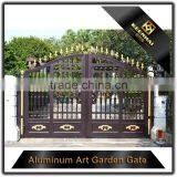 Modern Main Gate Designs Outdoor Powder Coated Cast Aluminum Garden Gate for Villa thumbnail-1
