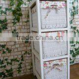 White Wooden Cabinet With Drawers/wooden Chest/wooden Furniture thumbnail-2