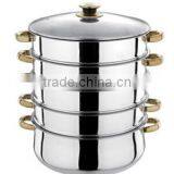 5 Layer Stainless Steel Steamer Pot thumbnail-4