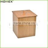 Simple Design Hot Sales Bamboo Canister With Lid/Homex_Factory thumbnail-1