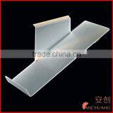 Acrylic Slatwall Sloaping Shoe Display Shelf thumbnail-3