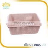 OEM Design Eco-friendly Kitchen Big Bread Empty Fruit Plastic Storage Basket