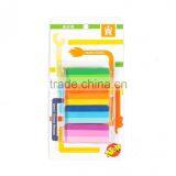 LE60029 4 pk Gradient Slope Erasers , Fancy Eraser Set thumbnail-1