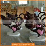 New Product 2016 Outdoor Ornament Arts And Crafts Fox Statue thumbnail-1