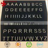 Letter Set for Felt Letter Board - 90 Piece Golden Color Letters, Numbers and Symbols for Changeable Letter Boards (1") Helvetic thumbnail-3