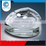 Jingyage Top Quality k9 Crystal Ashtray Heart Shape Cigar Ashtray Crystal Glass Ashtray Gift thumbnail-1