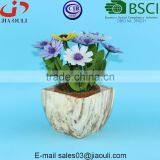 New Color Marble Design Ceramic Planter Pots Square thumbnail-3