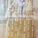 Ivory and Golden Color Kids and Baby Wooden Coat Hanger Stand, Royal Vintage Kids Hallstand - BF07-70338 thumbnail-1