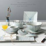 Japanese Style Hand Painting Stripe Sushi Dinnerware thumbnail-2