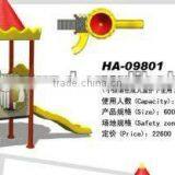 THE LARGEST OUTDOOR PLAYGROUND EQUIPMENT MANUFACTURER IN SOUTH CHINA - RED CASTLE KID'S PLAYGROUND (HA-09801) thumbnail-1