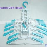 S/6 Adjustable Cloth Hanger