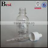 60ml Clear Plastic Bottle Plastic Dropper or Lotion Pump Empty Plastic Bottles thumbnail-2