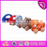 2015 Intelligent Toys Wooden Pull and Push Toy,New Design Wooden Dragging Car Toy,Top Quality DIY Toy Wooden Moving Toy W05B081 thumbnail-6