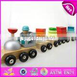 Best Design Educational Children Wooden Stacking Blocks Train Toy W04A270 thumbnail-3